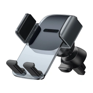 Buy Baseus Easy Control Clamp car mount air vent / cockpit (black) - BSU3019BLK - {ean13} - Home Screen Store Europe