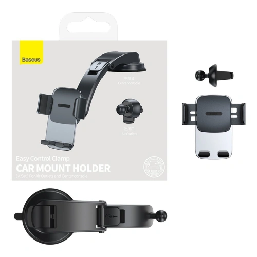 Kup Upevnění do auta Baseus Easy Control Clamp pro mřížku / na palubní desku (černé) - BSU3019BLK - {ean13} - Sklep Home Screen