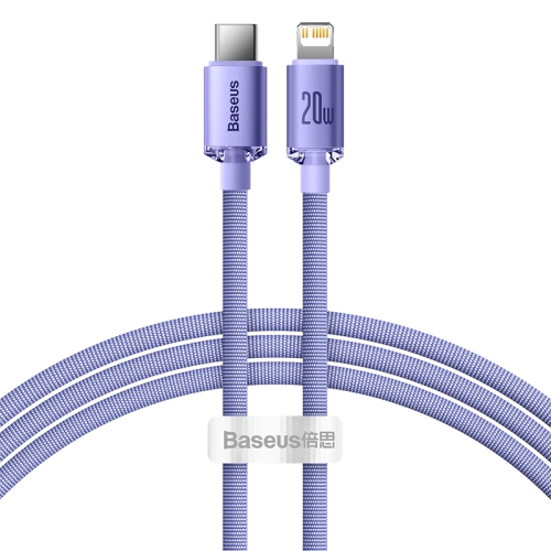 Kup Baseus 1.2m USB-C zu Lightning Kabel Crystal, 20W, PD, (lila) - BSU3023PRP - {ean13} - Sklep Home Screen