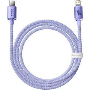 Baseus 1.2m USB-C zu Lightning Kabel Crystal, 20W, PD, (lila)