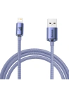 Kup Kabel USB do Lightning Baseus Crystal, 2.4A, 2m (fioletowy) - BSU3024PRP - {ean13} - Sklep Home Screen