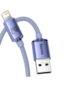 Kup Kabel USB do Lightning Baseus Crystal, 2.4A, 2m (fioletowy) - BSU3024PRP - {ean13} - Sklep Home Screen
