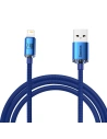 Baseus USB-zu-Lightning-Kabel Crystal, 2.4A, 2m (blau)