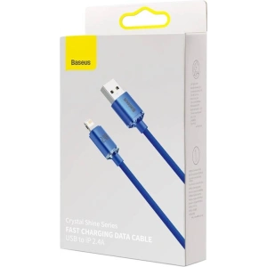 USB do Lightning Baseus Crystal Cable, 2.4A, 2m (blue)