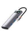 Adapter 7w1 Baseus Hub USB-C la 2x USB 3.0 + HDMI + USB-C PD