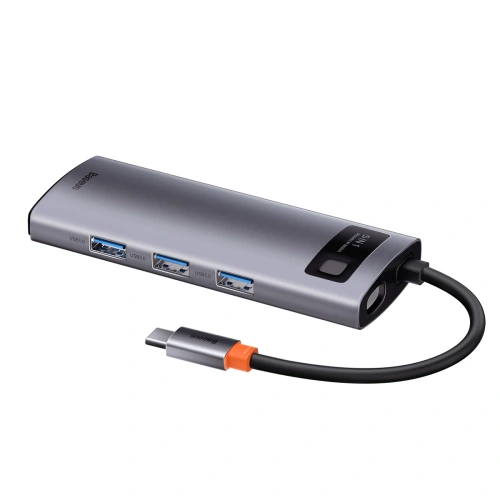 Kup Adapter 5w1 Baseus Hub USB-C la 3x USB 3.0 + HDMI + USB-C PD - BSU3034 - {ean13} - Sklep Home Screen