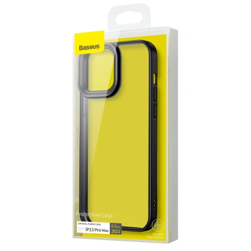 Etui Baseus Crystal Apple iPhone 13 Pro Max (černé)