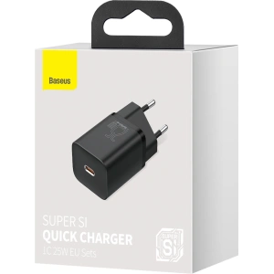 Ładowarka sieciowa Baseus Super Si Quick Charger 1C 25W (czarna)