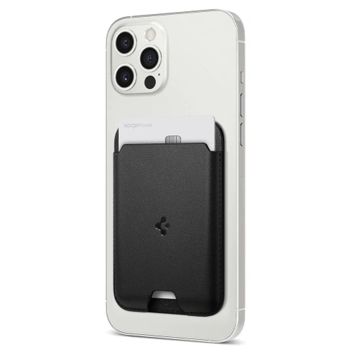 Kup Spigen MagSafe Kartenetui Valentinus Universal Magnetic Card Holder Schwarz - SPN2063BLK - {ean13} - Sklep Home Screen