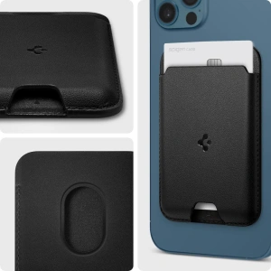 Kup Etui na karty MagSafe Spigen Valentinus Universal Magnetic Card Holder Black - SPN2063BLK - {ean13} - Sklep Home Screen