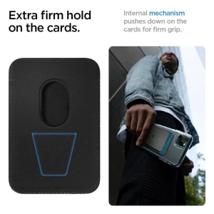 Kup Etui na karty MagSafe Spigen Valentinus Universal Magnetic Card Holder Black - SPN2063BLK - {ean13} - Sklep Home Screen