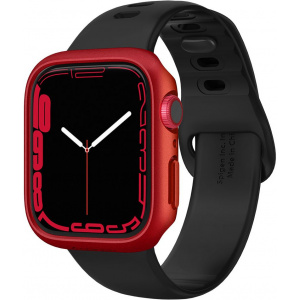 Etui Spigen Thin Fit Apple Watch 7 (45mm) Metallic Red