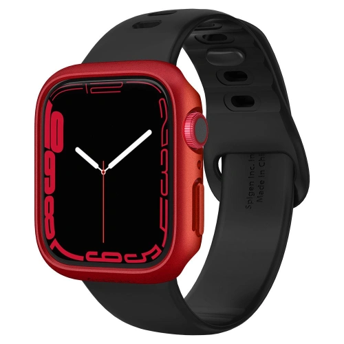 Kup Etui Spigen Thin Fit Apple Watch 7/8 (45mm) Metallic Red - SPN2065RED - {ean13} - Sklep Home Screen