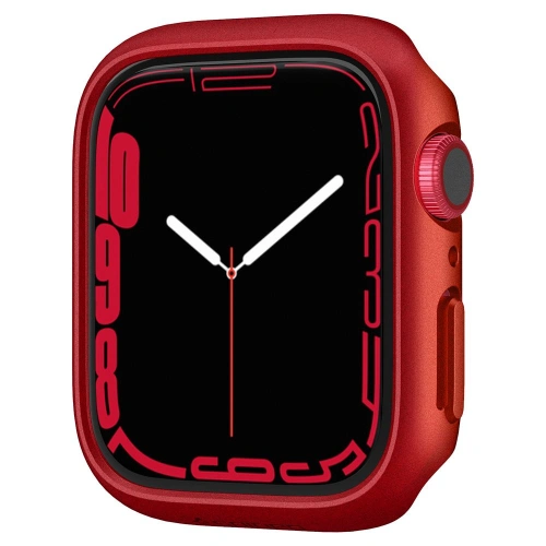 Kup Etui Spigen Thin Fit Apple Watch 7/8 (45mm) Metallic Red - SPN2065RED - {ean13} - Sklep Home Screen