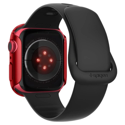 Kup Etui Spigen Thin Fit Apple Watch 7/8 (45mm) Metallic Red - SPN2065RED - {ean13} - Sklep Home Screen