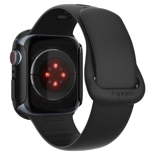 Kup Etui Spigen Thin Fit Apple Watch 7/8 (45mm) Black - SPN2066BLK - {ean13} - Sklep Home Screen