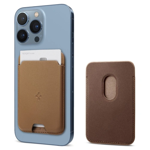 Kup Spigen Kartenetui Valentinus Magsafe Universal Magnetischer Kartenhalter Braun - SPN2067BROWN - {ean13} - Sklep Home Screen