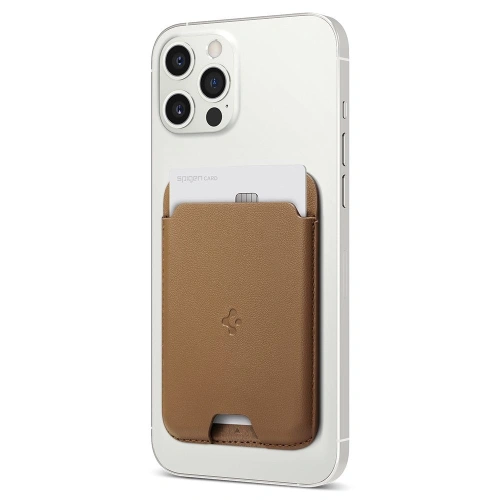 Kup Spigen Kartenetui Valentinus Magsafe Universal Magnetischer Kartenhalter Braun - SPN2067BROWN - {ean13} - Sklep Home Screen