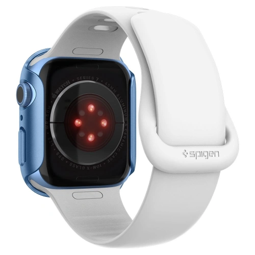 Kup Case Spigen Thin Fit Apple Watch 4/5/6/7/8/9/SE 44/45mm Blau - SPN2069BLUE - {ean13} - Sklep Home Screen