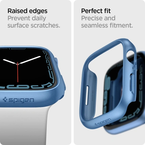 Kup Case Spigen Thin Fit Apple Watch 4/5/6/7/8/9/SE 44/45mm Blau - SPN2069BLUE - {ean13} - Sklep Home Screen