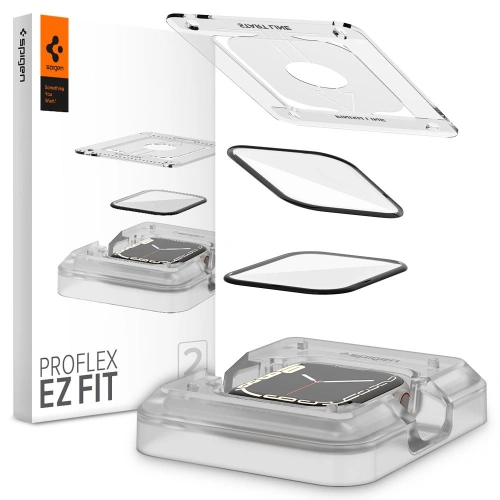 Kup Hibrid üveg Spigen Proflex ez Fit Apple Watch 4/5/6/7/SE/8/9 40/41mm [2 PACK] - SPN2071 - {ean13} - Sklep Home Screen