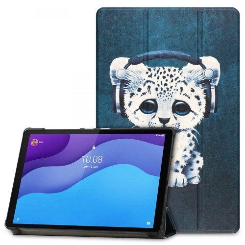 Kup Etui Tech-Protect Smartcase Lenovo Tab M10 10.1 2nd Gen Szomorú Macska - THP833BLK - {ean13} - Sklep Home Screen