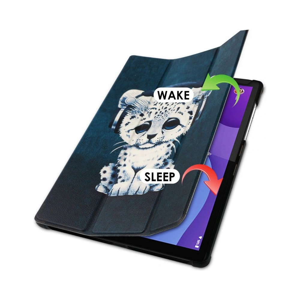 Etui Tech-Protect Smartcase Lenovo Tab M10 10.1 2nd Gen Sad Cat