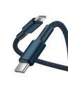 Kup Kabel USB-C do USB-C Baseus High Density Braided, 100W, 2m (modrý) - BSU3040BLU - {ean13} - Sklep Home Screen