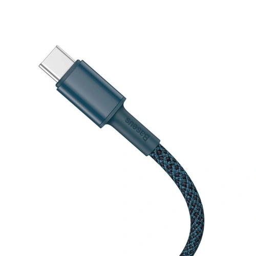 Kup Kabel USB-C do USB-C Baseus High Density Braided, 100W, 2m (modrý) - BSU3040BLU - {ean13} - Sklep Home Screen