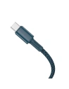 Kup Kabel USB-C do USB-C Baseus High Density Braided, 100W, 2m (modrý) - BSU3040BLU - {ean13} - Sklep Home Screen