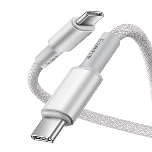 Kup USB-C zu USB-C Kabel Baseus Hochdichte geflochten, 100W, 2m (weiß) - BSU3041WHT - {ean13} - Sklep Home Screen