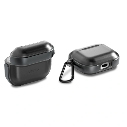 Buy Raptic Air Case Apple AirPods 3 with Soft Rubber Texture and Removable Carabiner - Black - XDR155BLK - {ean13} - Home Screen Store Europe