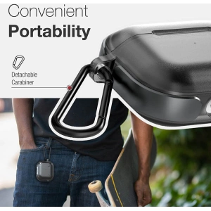 Case X-Doria Raptic Air Apple AirPods 3 mit Karabiner (Schwarz)