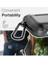 Buy Raptic Air Case Apple AirPods 3 with Soft Rubber Texture and Removable Carabiner - Black - XDR155BLK - {ean13} - Home Screen Store Europe