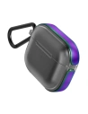 Raptic Air Case Apple AirPods 3 with Soft Rubber Texture and Removable Carabiner - Iridescent