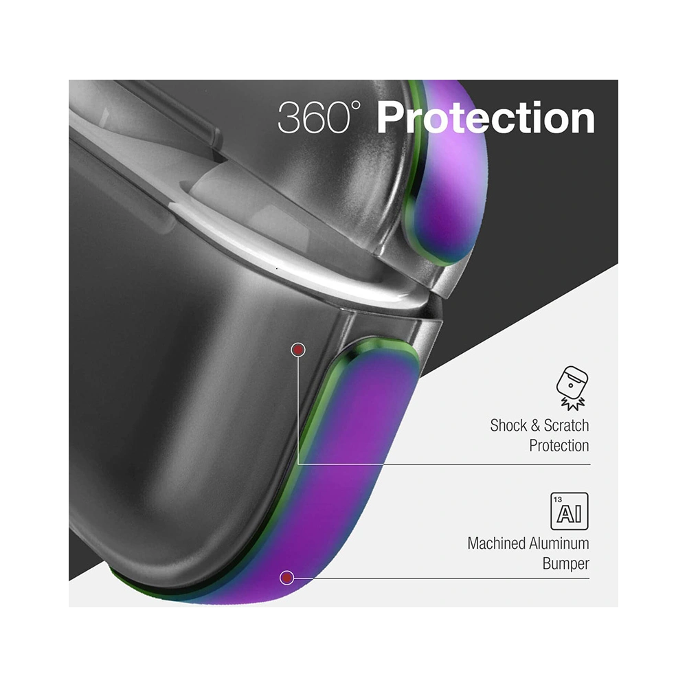 Etui X-Doria Raptic Air Apple AirPods 3 z karabińczykiem (Iridescent)