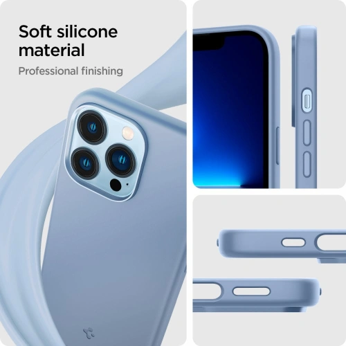 Kup Etui Spigen Silicone Fit Apple iPhone 13 Pro Sierra Blue - SPN2072BLUE - {ean13} - Sklep Home Screen