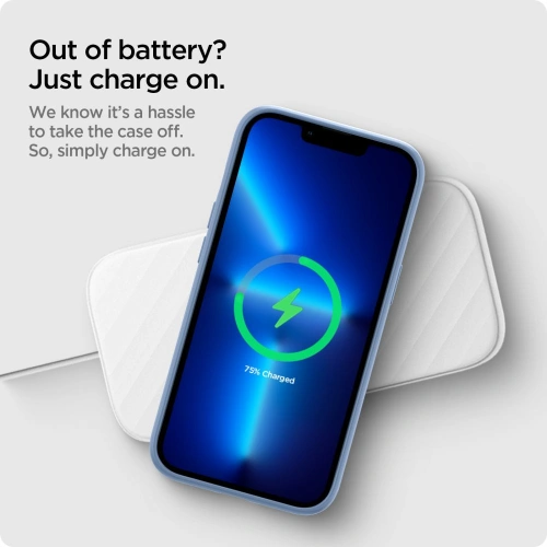 Kup Etui Spigen Silicone Fit Apple iPhone 13 Pro Sierra Blue - SPN2072BLUE - {ean13} - Sklep Home Screen
