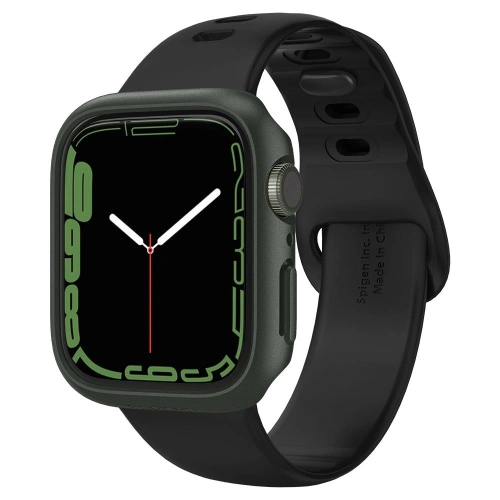 Kup Etui Spigen Thin Fit Apple Watch 4/5/6/7/8/9/SE 44/45mm Vojenská zelená - SPN2074GRN - {ean13} - Sklep Home Screen