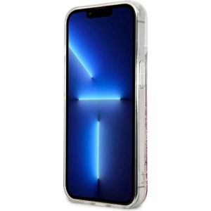 Etui Karl Lagerfeld KLHCP13XPABGNU Apple iPhone 13 Pro Max różowy/pink hardcase PEEK A BOO Liquid Glitter