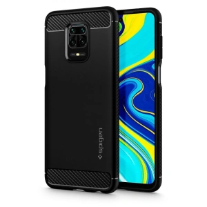 Kup Etui Spigen Rugged Armor Redmi Note 9S/9 Pro/9 Pro Max Matte Black - SPN2075BLK - {ean13} - Sklep Home Screen
