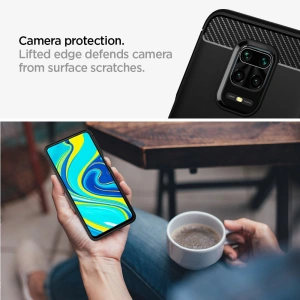 Kup Etui Spigen Rugged Armor Redmi Note 9S/9 Pro/9 Pro Max Matte Black - SPN2075BLK - {ean13} - Sklep Home Screen