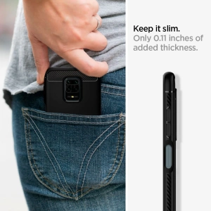 Kup Etui Spigen Rugged Armor Redmi Note 9S/9 Pro/9 Pro Max Matte Black - SPN2075BLK - {ean13} - Sklep Home Screen