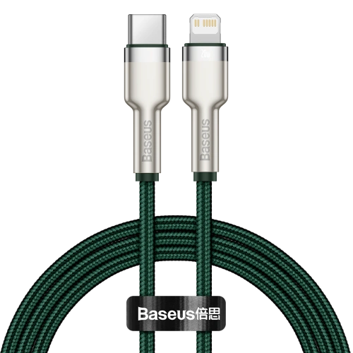 Kup USB-C zu Lightning Kabel Baseus Cafule, PD, 20W, 1m (grün) - BSU3047GRN - {ean13} - Sklep Home Screen