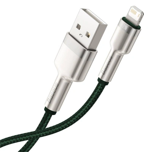 Kup USB-Kabel zu Lightning Baseus Cafule, 2.4A, 1m (grün) - BSU3055GRN - {ean13} - Sklep Home Screen