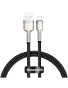 USB-Kabel zu Lightning Baseus Cafule, 2.4A, 0,25m (schwarz)