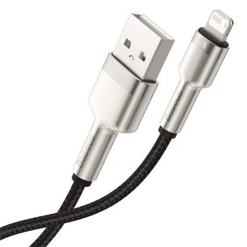 Kup USB-Kabel zu Lightning Baseus Cafule, 2.4A, 0,25m (schwarz) - BSU3056BLK - {ean13} - Sklep Home Screen