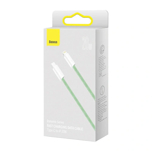 Kup USB-C zu Lightning Kabel Baseus Dynamic Series, 20W, 2m (grün) - BSU3058GRN - {ean13} - Sklep Home Screen