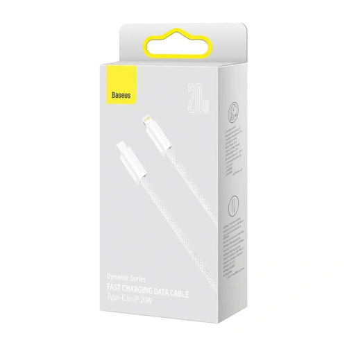 Kup Kabel USB-C do Lightning Baseus Dynamic Series, 20W, 2m (biały) - BSU3062WHT - {ean13} - Sklep Home Screen