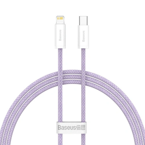 Kup Kabel USB-C do Lightning Baseus Dynamic Series, 20W, 1m (fialový) - BSU3065PRP - {ean13} - Sklep Home Screen